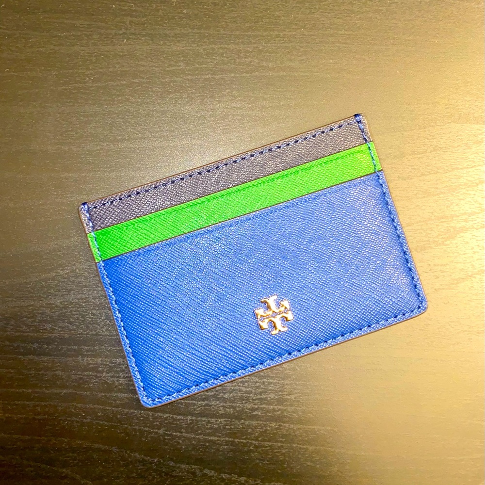 Authentic Tory Burch Emerson Card Case Wallet
